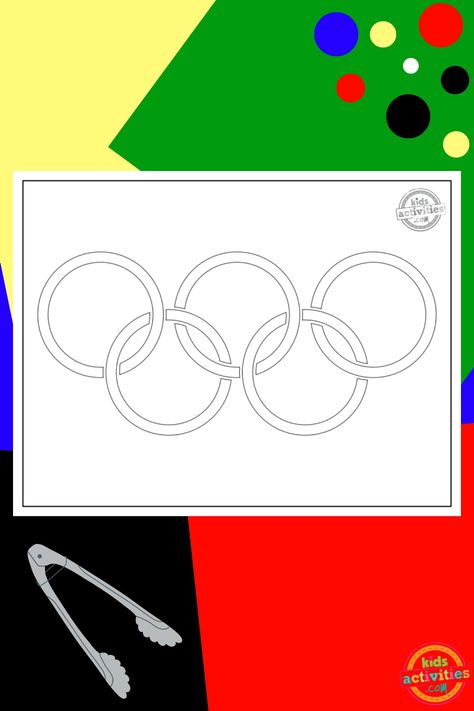 Olympic Rings Printable and Sorting Game For Kids | Kids Activities Blog Olympic Ring, Olympic Rings, Sorting Games, Color Sorting, Game For Kids, Fun And Games, Played Yourself, Pre School, Favorite Child