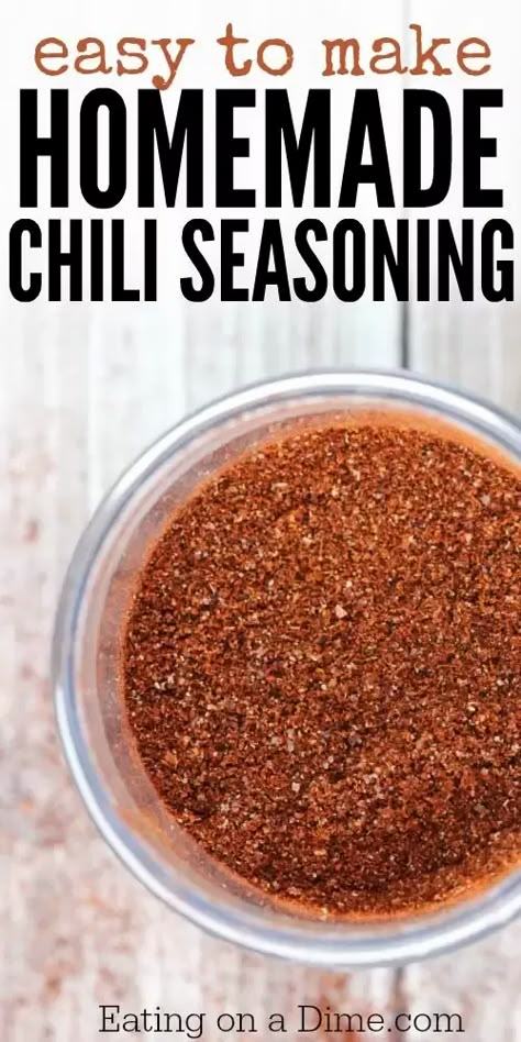 Good Homemade Chili Recipes, Dry Chili Seasoning, Home Made Chilli Seasoning, Chile Seasoning Homemade, Homemade Chili Powder Recipe, Homemade Chilli Seasonings, Chili Seasoning Recipe Homemade, Copycat Mccormick Chili Seasoning, Chili Mix Seasoning