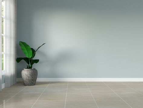 Best Wall Paint Colors, Wall Paint Combination, Beige Floor Tile, Best Wall Paint, Greige Walls, Floor Vase Decor, Mint Green Walls, Mint Walls, Beige Floor