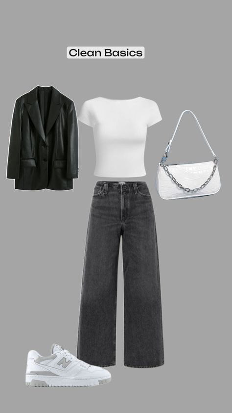 clean basic simple Basic Clothes Aesthetic, Basic Outfits Winter, Makeup Outfit, Look Put Together, Basic Fashion, Daily Outfit Inspiration, Clothes Aesthetic, Basic Outfits, Red Carpet Fashion