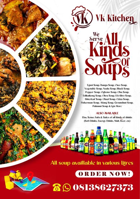 Restaurant Flyer Design, Pepper Soup, Restaurant Flyer, Graphic Design Flyer, Food Graphic Design, Stuffed Pepper Soup, Social Media Design Graphics, Design Graphics, Okra