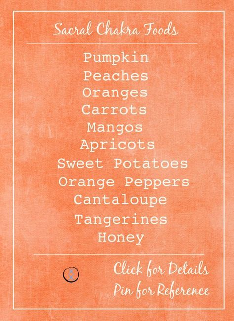 Chakra Foods, Sacral Chakra Affirmation, Sacral Chakra Healing, Orange Food, 2nd Chakra, Second Chakra, Chakra Health, Chakra Cleanse, Chakra Affirmations