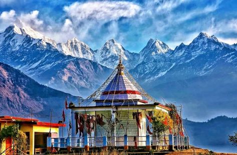 Nanda Devi Temple. Uttarakhand Nanda Devi, Devi Temple, Ancient Indian Architecture, Mountain Lover, Indian Architecture, Incredible India, Tourist Destinations, World Heritage Sites, World Heritage