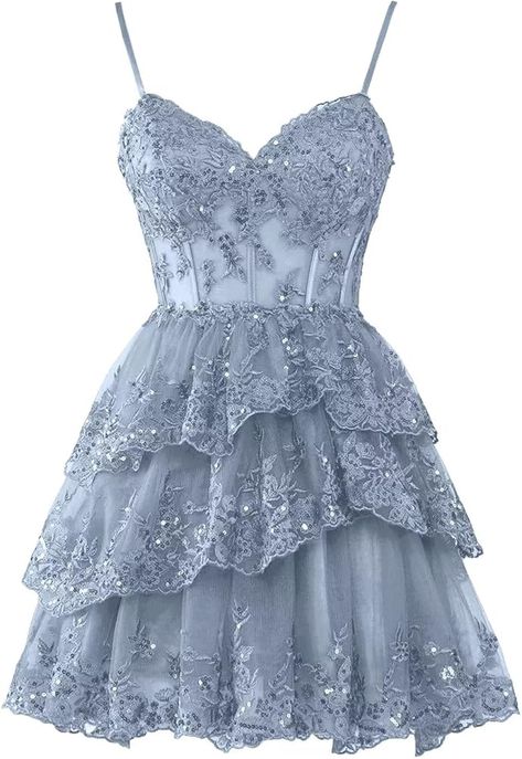 Amazon.com: Plus Size Homecoming Dresses 2024 Short Lace Applique Glitter Tulle A-line Tiered Spaghetti Strap V-Neck Sleeveless Corset Back Mini Formal Homecoming Dress for Teens Burgundy US22 : Clothing, Shoes & Jewelry Semi Formal Dresses For Teens, Winter Formal Dresses Short, Sweet 16 Dresses Short, Winter Dance Dresses, Winter Ball Dresses, Mini Prom Dress, Homecoming Dresses For Teens, Quinceanera Themes Dresses, Grad Dresses Short