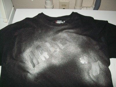 Spray Painted T Shirt · How To Paint A T Shirt · Spray Painting and Decorating on Cut Out + Keep Spray Paint Fashion, Spray Paint Hoodie, Spray Paint Shirt, Painted Leggings, Painted T Shirt, Painting And Decorating, A Level Textiles, Painting Hoodie, Paint Shirts