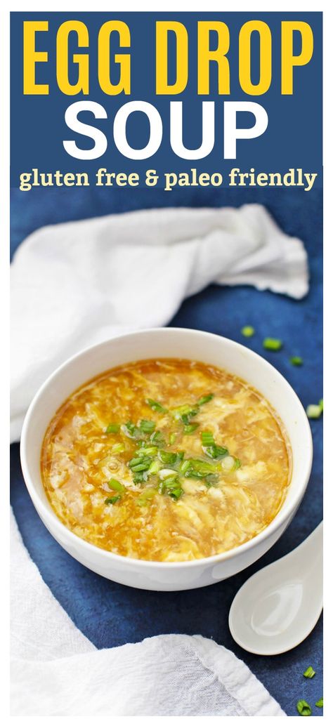 Egg Drop Ideas, Paleo Egg Drop Soup, Homemade Egg Drop Soup, Soup Healthy, Bacon And Egg Casserole, Egg Drop Soup, Healthy Eggs, Egg Casserole Recipes, Egg Drop