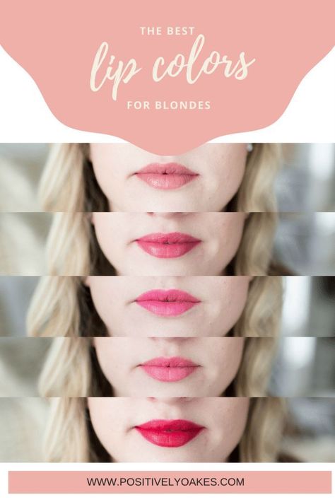 Beauty // Top Lip Colors for Blondes lipstick guide for blondes / best lip colors for blondes / best lipstick shades for light hair Best Lipstick Shades, Lipstick Guide, Beautiful Lip Color, Hair Color For Fair Skin, Best Lipstick Color, Cool Skin Tone, Makeup For Blondes, Best Lipsticks, Hair Color Pink