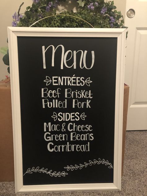 Wedding Menu Chalkboard Coffeehouse Wedding, Blair Wedding, Wedding Menu Chalkboard, Specials Board, Chalk Menu, Coffee Chalkboard, Chalk Markers Art, Menu Chalkboard, Beans And Cornbread