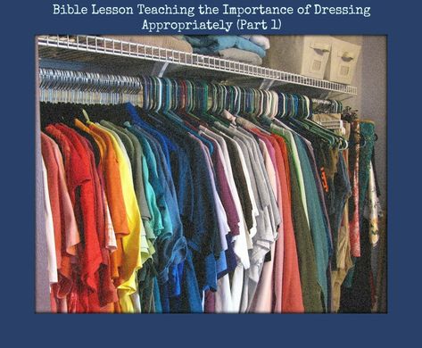 We should be prepared to tell kids that they do not behave in a vacuum. This Bible lesson should help prove this point to your tween ministry students. Organized Closet, Best Hacks, Declutter Home, Small Closet, Home Management, Dress Appropriately, Declutter Your Home, Perfect Wardrobe, Eco Friendly Fashion