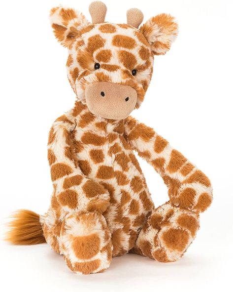 Amazon.com: Jellycat Bashful Giraffe Stuffed Animal, Medium, 12 inches : Toys & Games Sock Animals Diy, Giraffe Soft Toy, Giraffe Stuffed Animal, Jellycat Bashful, Catalog Request, Jelly Cat, Teddy Bear Stuffed Animal, Sock Animals, White Fur