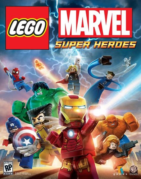 LEGO MARVEL SUPERHEROES Cover Art — GeekTyrant Stark Tower, Lego Avengers, Marvel Ultimate Alliance, Marvel Super Heroes, Red Hulk, Lego Marvel Super Heroes, Univers Marvel, Nick Fury, Age Of Ultron