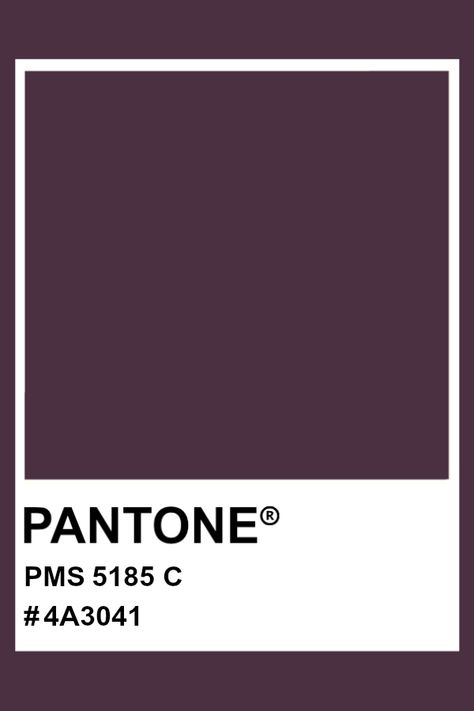 PANTONE 5185 C #pantone #color #PMS #hex Viola Pantone, Pantone Colors Purple, Dark Purple Pantone, Pantone Plum, Burgundy Pantone, Aubergine Color Palette, Plum Color Palette, Pantone Purple, Uniform Illustration