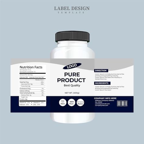 Vector label design template | Premium Vector #Freepik #vector #medicine-label #supplement-label #supplement-bottle #bottle-label Supplement Label Design Branding, Herbal Medicine Label Design, Label Bottle Design, Medicine Bottle Design, Supplement Bottle Design, Medicine Label Design, Herbal Branding, Medicine Packaging Design, Vitamin Packaging