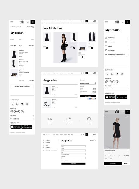 Fashion Store Website Design, Shopify Clothing Store Design, Online Shopping Sites Design, Website Design Fashion Brand, Fashion Ecommerce Web Design, Clothing Brand Website Design, Clothing Website Design Inspiration, Clothing Brand Website, Online Store Web Design