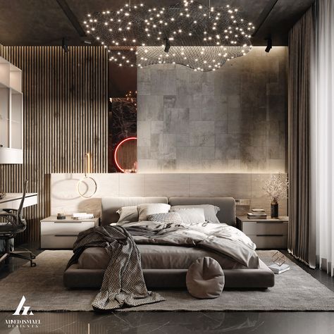 𝐋𝐔𝐗𝐔𝐑𝐘 𝐌𝐀𝐒𝐓𝐄𝐑 𝐁𝐄𝐃𝐑𝐎𝐎𝐌 𝐃𝐄𝐒𝐈𝐆𝐍 on Behance Master Bedrooms Designer, Bedroom Luxury Elegant Modern, Contemporary Bedroom Design Luxury, Hotel Room Design Luxury Modern, Expensive Bedroom Luxury, Rich Bedroom Luxury Modern, Large Bedroom Design, Bedroom Luxury Elegant, Luxury Contemporary Bedroom