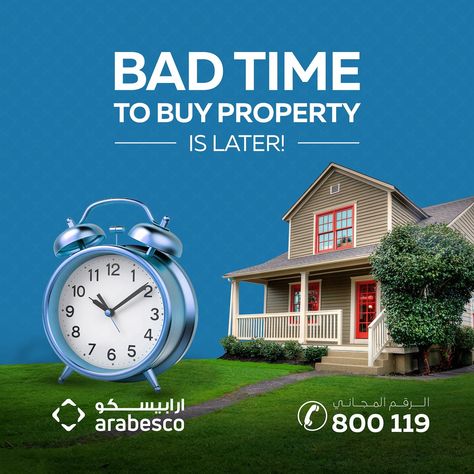 Don’t wait for the perfect moment, create it! Bad time to buy property is later. Secure your dream home with Arabesco today! Find more about our services now: https://arabesco.ae 📞 +971547313709 📩 info@arabesco.ae 🌐 www.arabesco.ae . . . (Arabesco, 10YearsStrong, Real Estate, Property Management, Abu Dhabi, Investment) #Arabesco #10YearsStrong #RealEstate #arabescorealestate #DubaiProperty #OwnYourDreams Bad Time, Real Estate Investment, Buy Property, Real Estate Property, Our Services, Perfect Moment, Buying Property, Bad Timing, Real Estate Investing