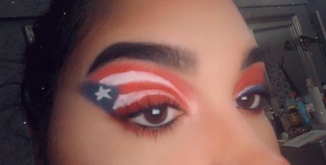 Puerto Rican Makeup Ideas, Puerto Rican Makeup Looks, Taino Makeup, Puerto Rican Makeup, Taino Makeup Puerto Rico, Puerto Rican Festival, Puerto Rican Earrings, Puerto Rican Pride, Lots Of Makeup