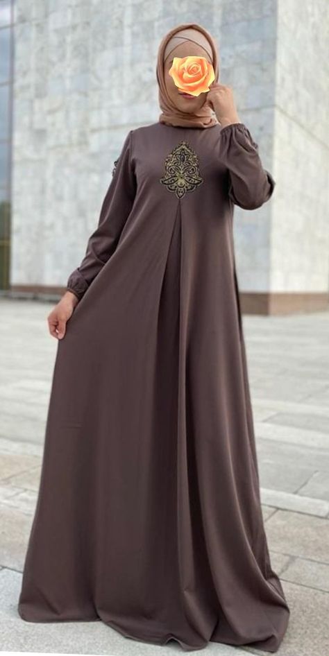 Moslem Fashion Dress Simple, Islamic Modest Fashion, Islamic Fashion Dresses, Kaftan Styles, Moslem Fashion, Model Gamis, Long African Dresses, Best African Dresses, Modest Fashion Hijab