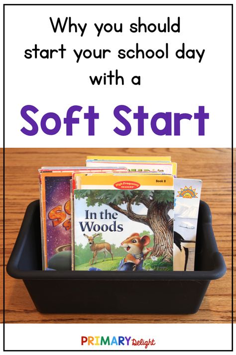 This blog has great suggestions for soft starts in the classroom. A "soft start" is a morning classroom routine that offers students a choice of activities (instead of bell work or morning work) before the formal learning begins for the day. A soft start helps each student ease into the day, while providing teachers time to interact with students. You will find tips and fun activities for kids in kindergarten and 1st grade as they head back to school. #ClassroomRoutines #SoftStart Soft Starts In The Classroom, Kindergarten Morning Work, Morning Activities, Bell Work, Classroom Routines, 2nd Grade Classroom, Kindergarten Class, Classroom Behavior, Beginning Of The School Year