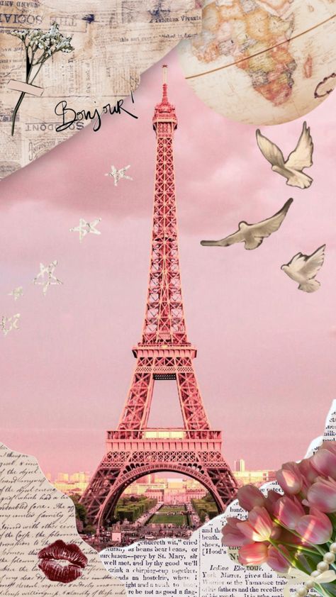 Pink Wallpaper Hd 1080p, Pink Paris Wallpaper, Disney Stitch Tattoo, Eiffel Tower Pictures, Cute Images For Wallpaper, Glittery Wallpaper, Paris Wallpaper, Paris Poster, Paris Images