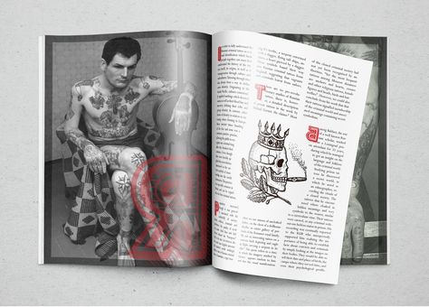 Tattoo Magazine Layout, Magazine Tattoo, Create A Magazine, Ink Magazine, Landmarks Art, Tattoo Magazine, Tattoo Magazines, Personal Project, A Magazine