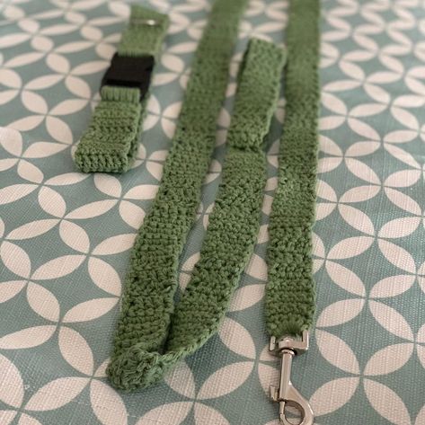 Crochet Dog Leash, Crochet Dog Collar, Dog Leash And Collar, Leash And Collar, Crochet Pet, Things To Crochet, Downtown Outfits, Mom Ideas, My Puppy