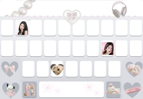 keyboard   #wonyoung #jangwonyoung #layout #ioslayout #cute #sanrio Wonyoung Layout, Keyboard Theme, Cute Sanrio, Phone Decoration, Pretty People, Keyboard, Tablet, Layout, Collage