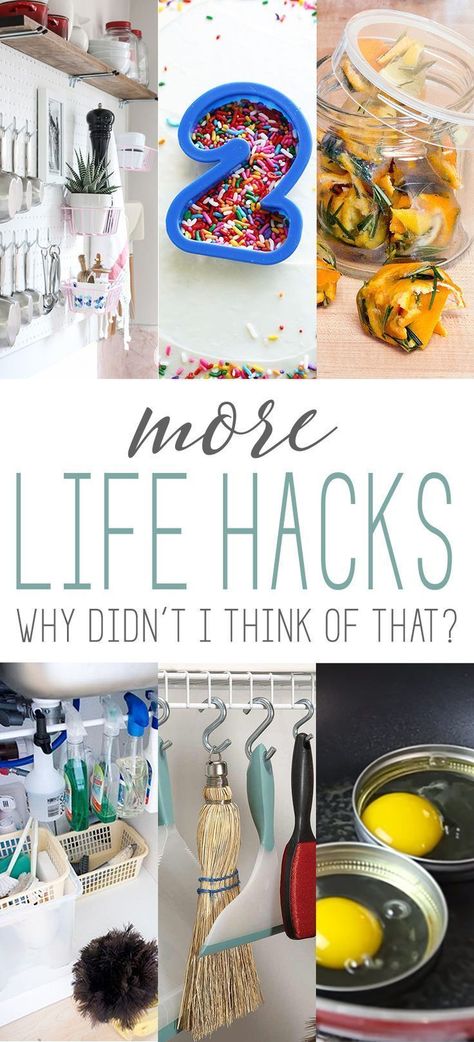 More Life Hacks Why Didn’t I Think of That!  Come and check out these every day hacks that will make your life easier!  #LifeHacks #LifeHack #EveryDayLIfeHacks #BakingHacks #KitchenHacks #CleaningHacks Cottage Market, Organizing Hacks, More Life, Dog Hacks, Simple Life Hacks, Diy Life Hacks, Diy Life, Hacks Diy, The Cottage