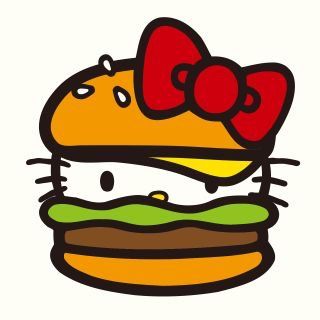 Hello kitty hamburger Images Hello Kitty, Charmmy Kitty, Hello Kitty Images, Hello Kitty Aesthetic, Hello Kitty Coloring, Hello Kit, Kitty Drawing, Hello Kitty Cartoon, Hello Kitty Drawing