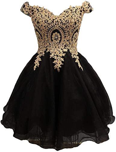 Gold Dama Dresses, Black Masquerade Dress, Quinceanera Dresses Short, Black Graduation Dress, Masquerade Party Dresses, Gold Dress Short, Teen Prom, Formal Party Dresses, Homecoming Dresses For Teens