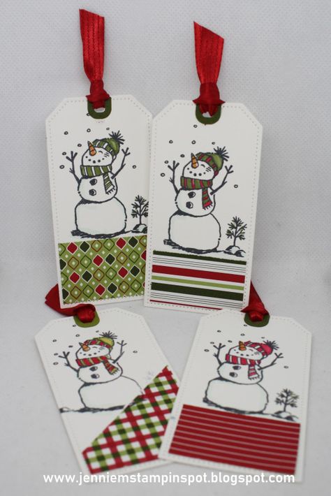 Christmas Tags Stampin Up Ideas, Stampin Up Christmas Gift Tags, Diy Christmas Tags Handmade, Red Pool Party, Stampin Up Christmas Tags, Christmas Gift Tags Stampin Up, Homemade Christmas Gift Tags, Red Pool, Tags Stampin Up