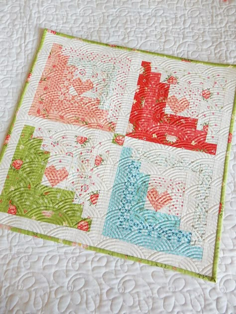 Log Cabin Quilt Block featured by top US quilting blog A Quilting Life Cabin Quilt Block, A Quilting Life, Quilt Blocks Easy, Log Cabin Quilt Pattern, Log Cabin Quilt Blocks, Heart Quilt Pattern, Mini Quilt Patterns, Nancy Zieman, Cabin Quilt