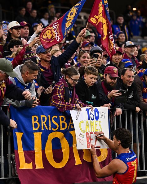 Brisbane Lions 🦁 | Game 150 in a few frames 📸 | Instagram Brisbane Lions, Lion Games, Netball, Brisbane, Dream Big, Lion, Aesthetic Wallpapers, Girl Outfits, Frame