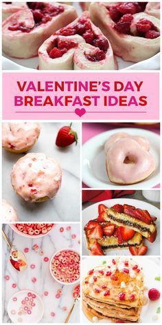 Lots of fun and festive Valentine's Day breakfast ideas! Valentines Breakfast, Pink Food, Valentine Desserts, Valentines Day Desserts, Valentines Day Food, Hari Valentine, Valentines Day Cookies, Valentine's Day Recipes, Pink Foods