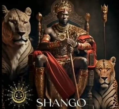 Shango Chango Orisha, African Chair, Witchcraft Meaning, Shango Orisha, Magick Crafts, Orishas Yoruba, Black Power Art, African Mythology, Yoruba People