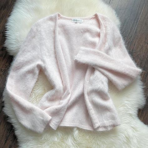 ***ON HOLD**** vintage 1990s fuzzy fairy angora pale... - Depop Fuzzy Clothes, Agejo Gyaru, Clothes Board, Future Wardrobe, Angora Sweater, Big Clothes, New Wardrobe, Pink Sweater, Bedroom Makeover