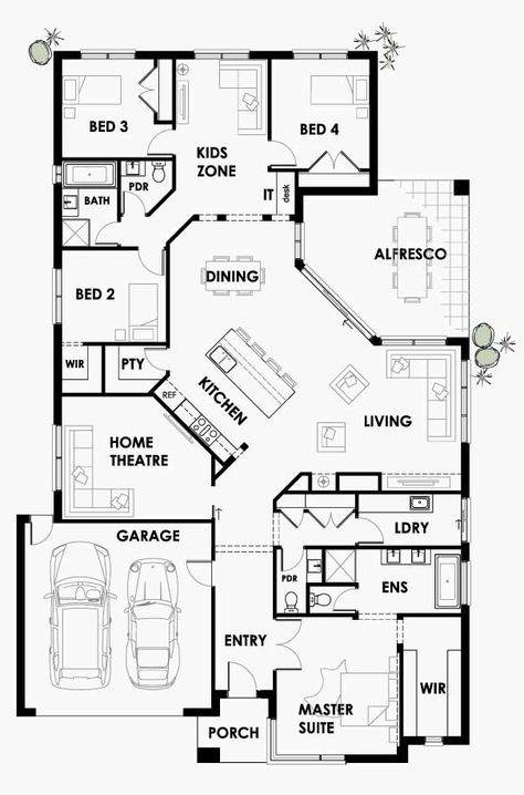 5 Bedroom Barndominium Floor Plans, Building Your Own Home, House Floorplan, 5 Bedroom Barndominium, 2d Floor Plan, Bungalow Floor Plans, Build Inspiration, House Dream, House Floor Design