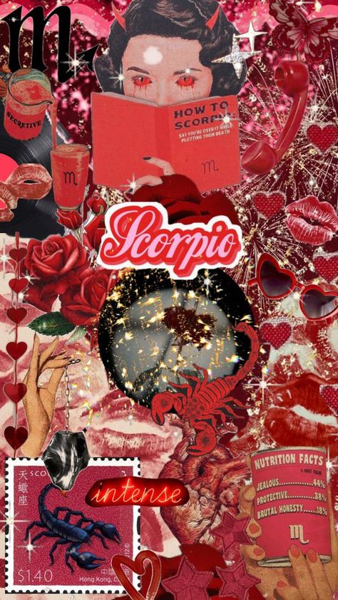 Check out anicajeyaratnam's Shuffles #scorpio #zodaics Scorpio Asthetic Picture, Scorpio Lockscreen, Scorpio Party Theme, Scorpio Mood Board, Scorpio Season Aesthetic, Scorpio Collage, Scorpio Aesthetic Wallpaper, Scorpio + Core + Aesthetic, Scorpio Party