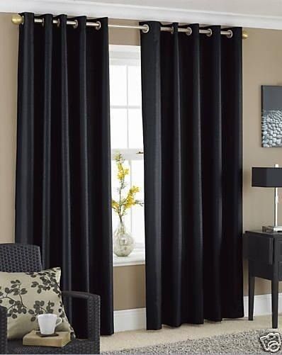 curtains Cozy Bedroom Colors, Black Blackout Curtains, Scandinavian Design Bedroom, Curtains Ideas, Luxury Bedroom Decor, Bedroom Door Design, Bedroom Wall Designs, Minimalist Bedroom Design, Eyelet Curtains