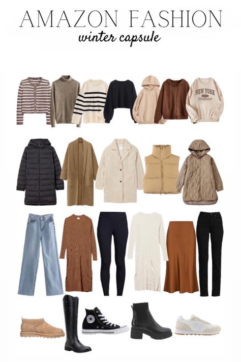 Amazon Essentials Women's … curated on LTK Winter Capsule, Amazon Essentials, Budget Fashion, Amazon Fashion, Affordable Fashion, Capsule Wardrobe, Winter Fashion, Wardrobe