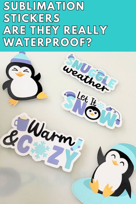 Sublimation Stickers – Are They Waterproof? Sublimation Stickers, Ink Crafts, Party Plan, Sublimation Ideas, How To Make Stickers, Easy Parties, Infusible Ink, Busy Parents, Butcher Paper