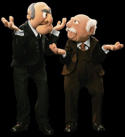 Muppets Waldorf Statler, Hospital Signage, Kermit Meme, Statler And Waldorf, Old Funny, The Muppet Show, The Muppets, Haters Gonna Hate, 22nd Birthday