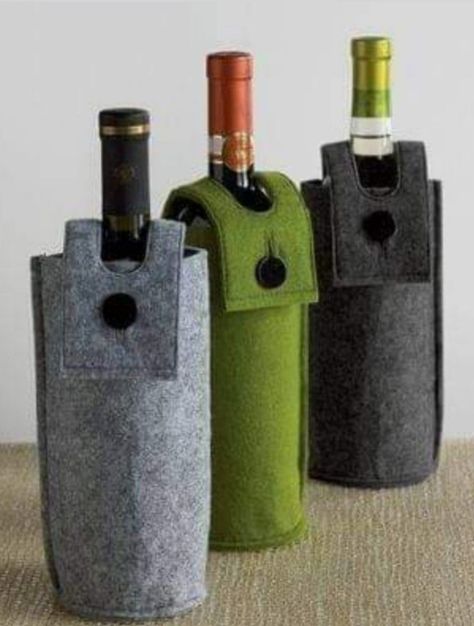 Wine Sleeve, Felt Bags, Wine Bottle Gift Bag, Felt Case, Wine Carrier, Gift Holders, Wine Bottle Covers, Wine Bottle Gift, Wine Bottle Bag