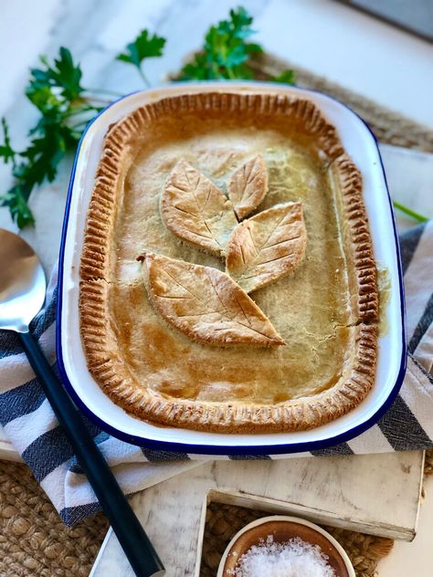 Chicken And Mushroom Pie, Gluten Free Pie Crust, Mushroom Pie, Chicken And Mushroom, Gluten Free Pie, Buckwheat Flour, Pastry Crust, Sauce For Chicken, Sliced Mushrooms