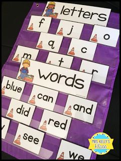 Letters Vs Words, Abc Centers, Concepts Of Print, Structured Literacy, Word Work Centers, First Grade Phonics, Esl Lesson Plans, Esl Lessons, Sight Words Kindergarten