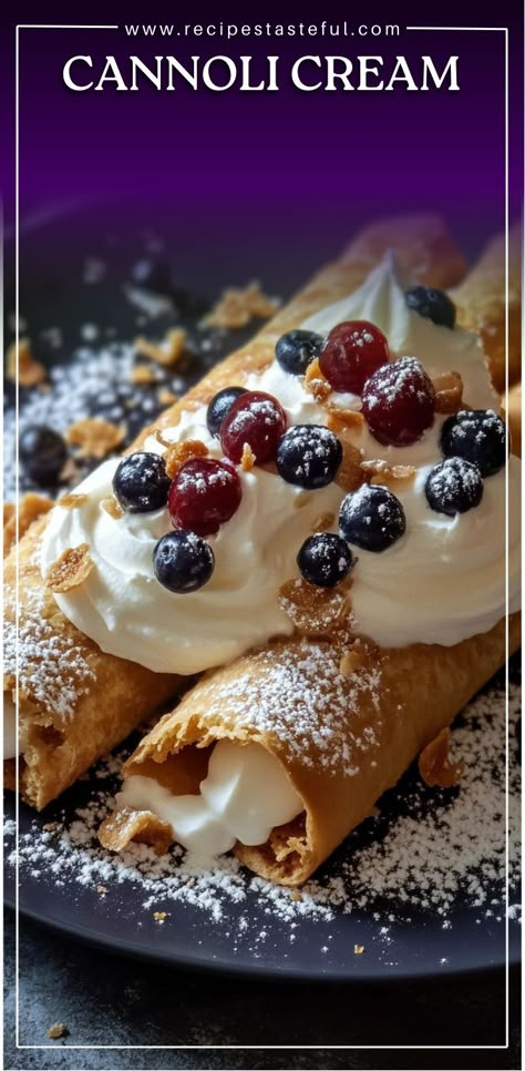 A classic Italian dessert filling, this Cannoli Cream is rich and creamy, perfect for filling pastry shells or enjoying on its own. With the delightful flavors of ricotta and mascarpone, it's an irresistible treat. Cannoli Recipe Filling, Mascarpone Recipes, Cannoli Shells, Cannoli Filling, Cannoli Recipe, Cannoli Cream, Italian Dessert, Pastry Shells, Mascarpone Cheese