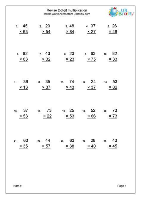 multiplication worksheets double digit Multiplication Worksheets For Grade 2, 2 Digit Multiplication Worksheets, Multiplication Questions, 2 Digit Multiplication, Math Worksheets For Kids, Mathematics Worksheets, Math Education, Multiplication Worksheets, 2nd Grade Worksheets