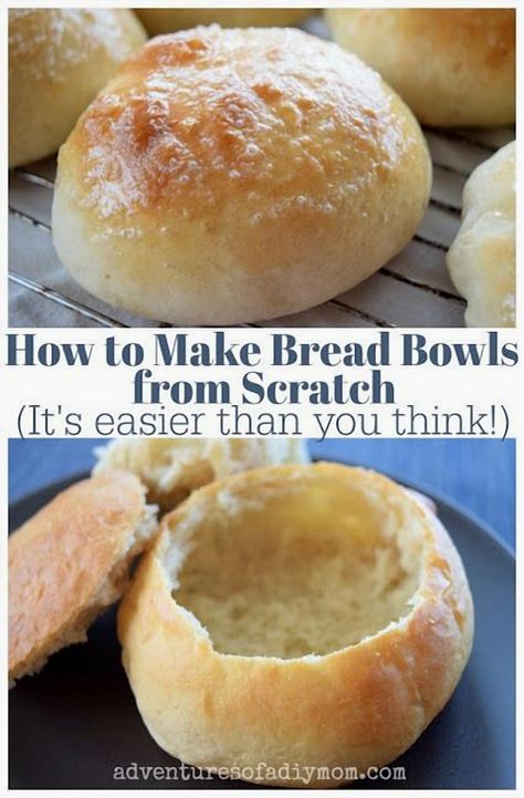 Dive into the art of bread-making with this step-by-step guide to creating delicious homemade bread bowls from scratch. Perfect for serving soups, stews, or creamy dips, these bread bowls add a rustic touch to your meals. With simple ingredients and a bit of patience, you can enjoy the comforting aroma of freshly baked bread right in your kitchen. Whether you're a seasoned baker or a beginner, this recipe will help you master the craft and impress your family and friends with your culinary skills. How To Make Bread Bowls Easy, Garlic Butter Recipe Homemade For Bread, Diy Garlic Butter For Bread, How Do You Store Homemade Bread, How To Keep Homemade Bread Fresh, Creamy Dips, Homemade Bread Bowls, Bliss Bars, Choco Banana