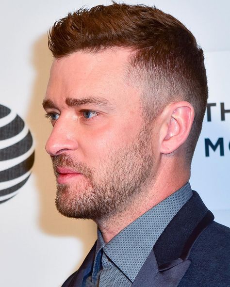 Chris Pine Haircut, Men Hair Styles Short, Justin Timberlake Hair, Justin Timberlake Hairstyle, Clean Cut Haircut, Soccer Player Hairstyles, Dapper Hairstyles, Justin Timberlake Jessica Biel, Bushy Hair