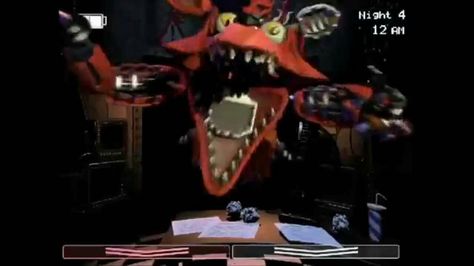 Foxy jump scare FNAF 2 Scream Sound, Jump Scare, Fnaf Jumpscares, Freddy 2, Fnaf Foxy, Fnaf 2, Funtime Foxy, Fnaf 1, You're My Favorite